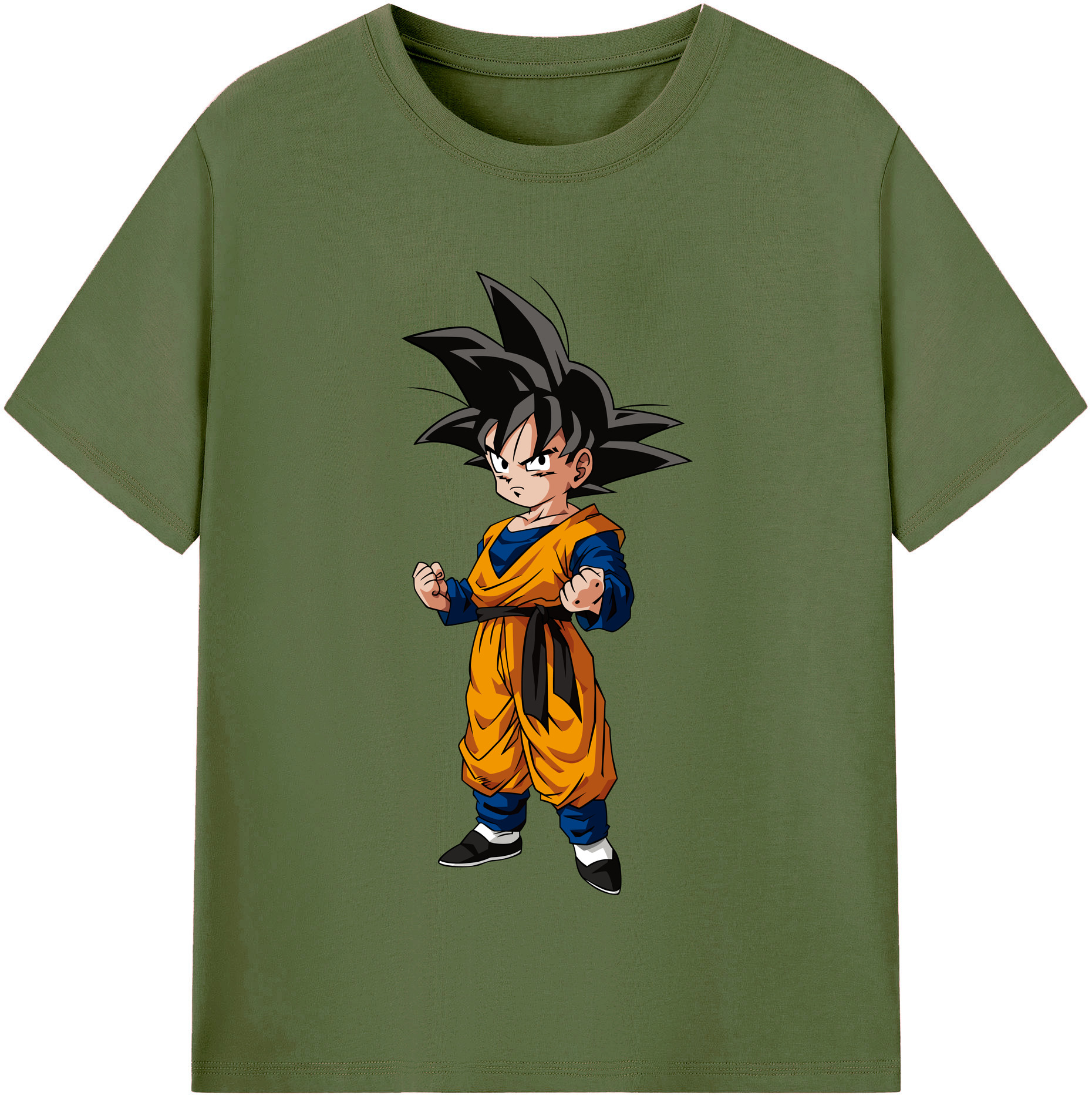 （画像用） ドラゴンボール 孫悟空（そん ごくう）Son Goku カカロット DRAGON BALL Kakarotto 綿100％半袖Tシャツ（フロントプリント）